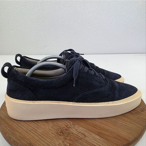 Fear of God 101 Lace Up Blue Suede Sneakers Mens Shoe Size EU 42 US 9 - Picture 7 of 15